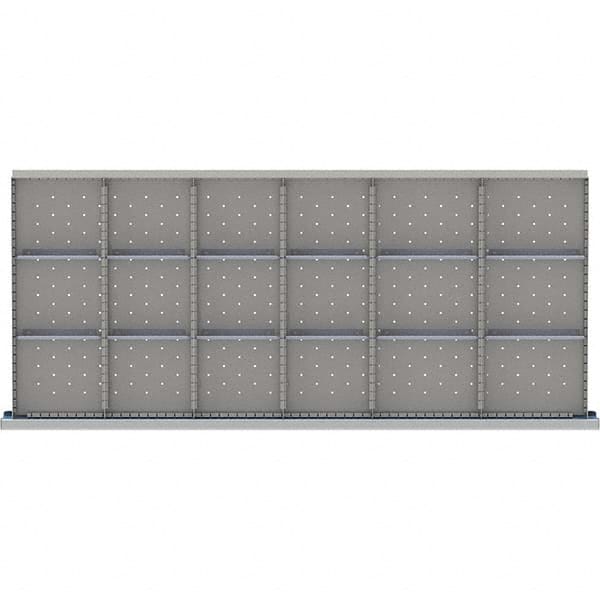 LISTA - 18-Compartment Drawer Divider Layout for 3.15" High Drawers - Exact Tooling