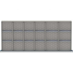 LISTA - 18-Compartment Drawer Divider Layout for 3.15" High Drawers - Exact Tooling
