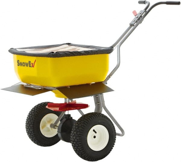 Trynex - 160 Lb Polyethylene Walk Behind Broadcast Landscape Spreader - 12" Pneumatic Wheels - Exact Tooling