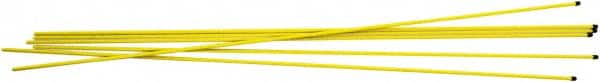 Trynex - 48" High x 1/2" Wide Snow Stake - Fiberglass, 0.33 Lbs, Yellow - Exact Tooling