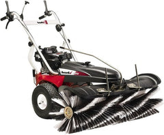 Trynex - 48" Sweeping Width, Single Brush Rotary Sweeper - Self Propelled, Rubber Wheels, Polypropylene Bristles - Exact Tooling