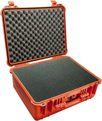 Pelican Products, Inc. - 17-13/64" Wide x 8-13/32" High, Clamshell Hard Case - Orange, Polyethylene - Exact Tooling
