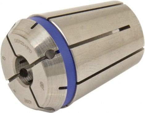 Seco - 1/4" ER25 Collet - 0.003mm TIR, 34mm OAL, 26mm Overall Diam - Exact Tooling