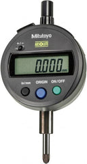 Mitutoyo - 0 to 12.7mm Range, 0.001mm Graduation, Electronic Drop Indicator - Lug Back, Accurate to 0.003mm, Metric System, LCD Display - Exact Tooling