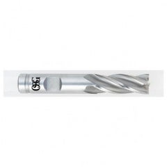 25/32 Dia. x 4 Overall Length 4-Flute Square End HSSE SE End Mill-Round Shank-Center Cutting-TiCN - Exact Tooling