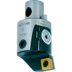 Techniks - Size A54, 2.48" Min Diam, Right Hand Modular Boring Cutting Unit Head - Exact Tooling
