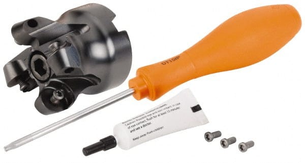 Kennametal - 50.8mm Cut Diam, 8mm Max Depth, 3/4" Arbor Hole, 4 Inserts, RP.T 1605... Insert Style, Indexable Copy Face Mill - BMD200 Cutter Style, 24,200 Max RPM, 2 High, Through Coolant, Series KSRM - Exact Tooling