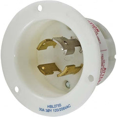 Hubbell Wiring Device-Kellems - 3-Phase Wye 120/208 VAC 30A NEMA L18-30P Industrial Twist Lock Inlet - Exact Tooling