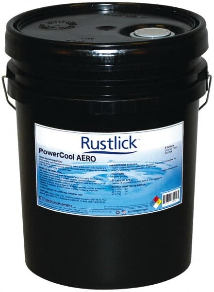Rustlick - Rustlick Ultracut Aero/PowerCool Aero, 55 Gal Drum Cutting & Grinding Fluid - Water Soluble, For Machining - Exact Tooling
