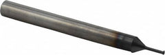 Scientific Cutting Tools - 56 to 80 TPI, Internal/External Single Profile Thread Mill - #2" Noml Diam, 0.06" Cut Diam, 3/16" Shank Diam, 3 Flute, 0.034" Neck Diam, 0.2" Neck Length, 2" OAL, AlTiN+ Finish - Exact Tooling