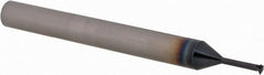 Scientific Cutting Tools - 48 to 72 TPI, Internal/External Single Profile Thread Mill - #3" Noml Diam, 0.072" Cut Diam, 3/16" Shank Diam, 3 Flute, 0.04" Neck Diam, 1/4" Neck Length, 2" OAL, AlTiN+ Finish - Exact Tooling