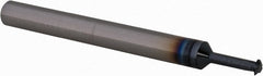 Scientific Cutting Tools - 32 to 56 TPI, Internal/External Single Profile Thread Mill - #8" Noml Diam, 0.12" Cut Diam, 3/16" Shank Diam, 3 Flute, 0.07" Neck Diam, 0.3" Neck Length, 2" OAL, AlTiN+ Finish - Exact Tooling