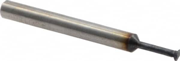 Scientific Cutting Tools - 24 to 56 TPI, Internal/External Single Profile Thread Mill - #10" Noml Diam, 0.138" Cut Diam, 3/16" Shank Diam, 3 Flute, 0.075" Neck Diam, 0.4" Neck Length, 2" OAL, AlTiN+ Finish - Exact Tooling