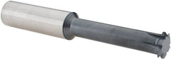 Scientific Cutting Tools - 8 to 24 TPI, Internal/External Single Profile Thread Mill - 7/8" Noml Diam, 0.695" Cut Diam, 3/4" Shank Diam, 6 Flute, 0.49" Neck Diam, 2-1/2" Neck Length, 5" OAL, AlTiN+ Finish - Exact Tooling
