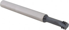 Scientific Cutting Tools - M8x1.25 Metric Coarse, 0.234" Cutting Diam, 3 Flute, Solid Carbide Helical Flute Thread Mill - Internal Thread, 0.6" LOC, 2-1/2" OAL, 1/4" Shank Diam - Exact Tooling