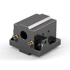 Global CNC Industries - Turret & VDI Tool Holders; Type: Mazak ID Block ; Clamping System: 94mm X 60mm ; Tool Axis: ID ; Through Coolant: No ; Additional Information: 4 Mounting Holes - Exact Tooling