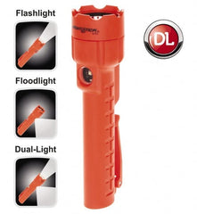 Bayco - LED Bulb, 130 Lumens, Industrial/Tactical Flashlight - Red Plastic Body, 3 AA Batteries Included - Exact Tooling
