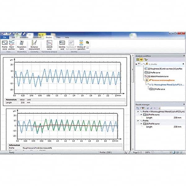 Starrett - Analysis Software with Cable - Exact Tooling