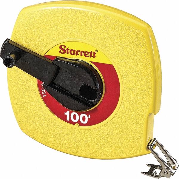 Starrett - 100' x 3/8" Yellow Tape Measure - Exact Tooling