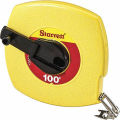 Starrett - 100' x 3/8" Yellow Tape Measure - Exact Tooling