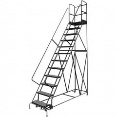 TRI-ARC - Rolling & Wall Mounted Ladders & Platforms Type: Rolling Warehouse Ladder Style: Rolling Platform Ladder - Exact Tooling