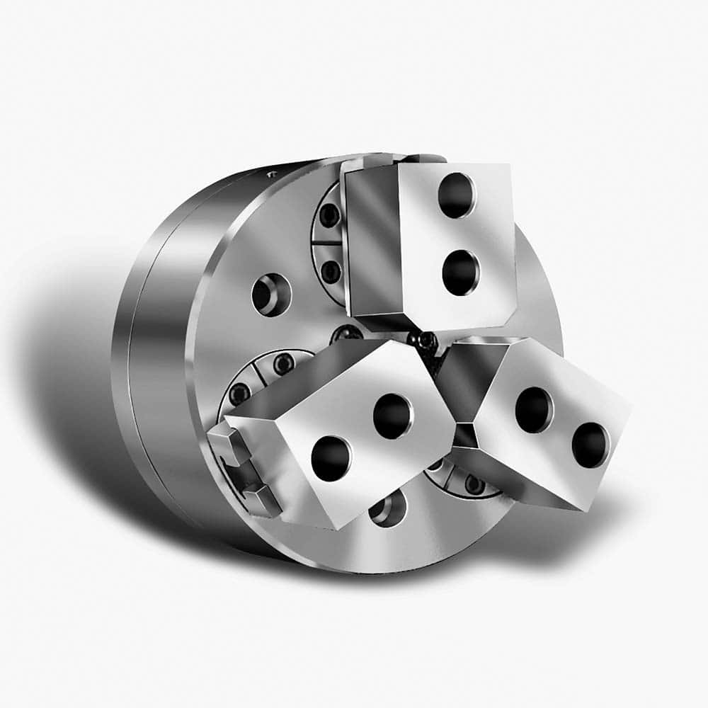 Atlas Workholding - 3 Jaw 6" Diam A-5 Lathe Chuck - Exact Tooling