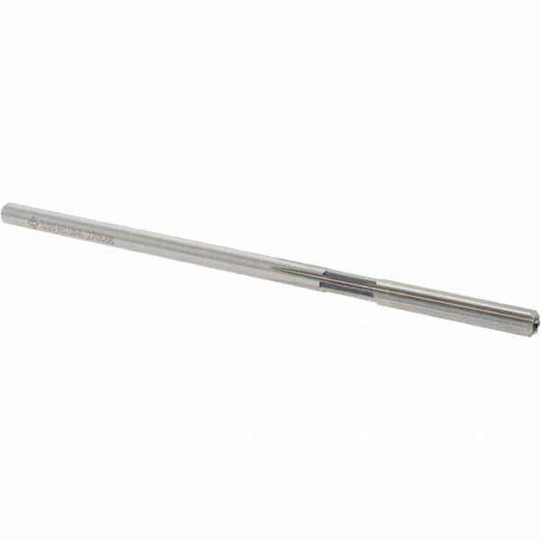 Cleveland - 5mm High Speed Steel 6 Flute Chucking Reamer - Straight Flute, Straight Shank, 31.75mm Flute Length, 127mm OAL - Exact Tooling