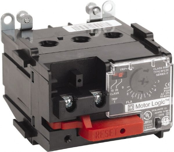 Square D - NEMA Size 00, 600 VAC, Thermal NEMA Overload Relay - For Use with Motor Logic - Exact Tooling