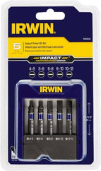 Irwin - Slotted Bit Set - 1/4" Hex Drive - Exact Tooling
