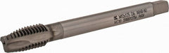 OSG - M12x1.75, 3 Flute, HR Finish, Powdered Metal Spiral Point Tap - Plug Chamfer, Right Hand Thread, 3-13/16" OAL, 1-13/16" Thread Length, 0.48" Shank Diam, 6H Class of Fit, Series 338NI - Exact Tooling
