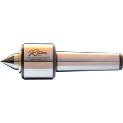 Riten - Live Centers; Shank Type: Morse Taper ; Taper Size: 5MT ; Maximum Workpiece Weight (Lb.): 1100.00 ; Point Style: Standard ; Point Diameter (Inch): 1 ; Point Length (mm): 31.75 - Exact Tooling