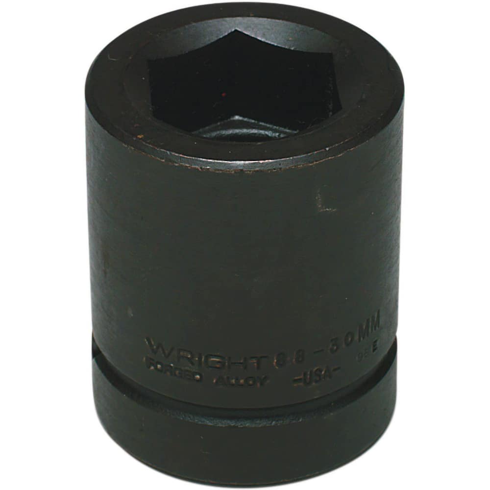 Wright Tool & Forge - Impact Sockets; Drive Size: 1 ; Size (mm): 100.0000 ; Type: Standard ; Style: Impact Socket ; Style: Impact Socket ; Style: Impact Socket - Exact Tooling