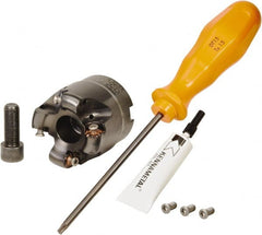 Kennametal - 50.8mm Cut Diam, 2.97mm Max Depth, 3/4" Arbor Hole, 4 Inserts, RN.J 1204... Insert Style, Indexable Copy Face Mill - KDR Cutter Style, 31,080 Max RPM, 2 High, Through Coolant, Series Rodeka - Exact Tooling