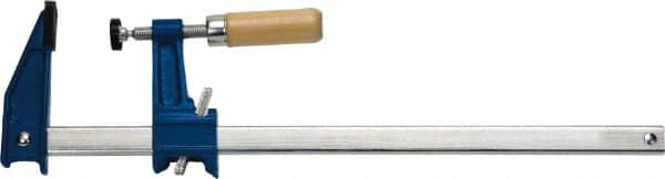 Irwin - 300mm Capacity, 2-1/2" Throat Depth Bar Clamp - 600 Lb Clamping Pressure - Exact Tooling