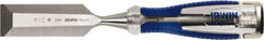 Irwin - 1-1/4" Blade Width Wood Chisel - Acetate Handle - Exact Tooling