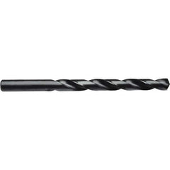 Irwin - 13/32" Drill, 135° Point, High Speed Steel Silver Deming & Reduced Shank Drill Bit - Exact Tooling
