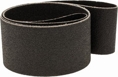 Made in USA - 2" Wide x 42" OAL, 80 Grit, Silicon Carbide Abrasive Belt - Silicon Carbide, Medium, Coated, X/Y Weighted Cloth Backing, Wet/Dry - Exact Tooling