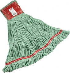 Rubbermaid - 5" Red Head Band, Large Blended Fiber Loop End Mop Head - Clamp Jaw Connection - Exact Tooling