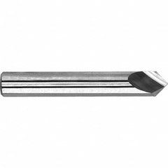 Melin Tool - 3/4" Diam 2 Flute Single End Solid Carbide Chamfer Mill - Exact Tooling