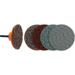 WALTER Surface Technologies - 3" Disc Diam, Aluminum Oxide Quick Change Disc - Type R Attaching System, Nonwoven, Super Fine Grade, 28,000 RPM, 04-G\xB6Twist Blendex Series - Exact Tooling