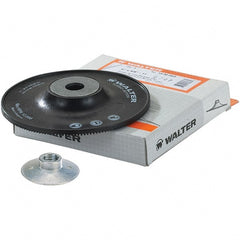 WALTER Surface Technologies - 5" Diam Disc Backing Turbo Backing Pad - 12,200 RPM - Exact Tooling