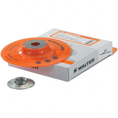 WALTER Surface Technologies - 5" Diam Disc Backing Pad - 12,200 RPM - Exact Tooling