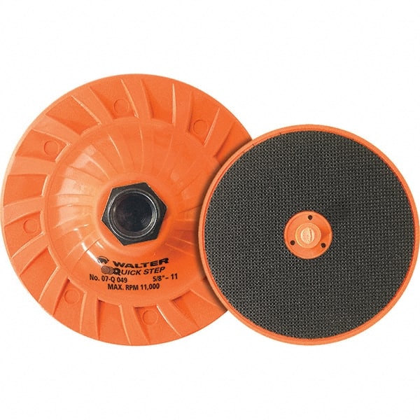 WALTER Surface Technologies - 7" Diam Disc Backing Pad - 8,000 RPM - Exact Tooling
