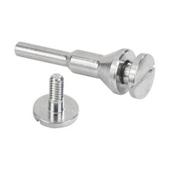 WALTER Surface Technologies - 5/16" Hole, Wheel Mandrel - 1/4" Shank Diam - Exact Tooling