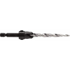 Irwin - Adjustable-Depth Drill Countersinks Cutter Head Diameter (Inch): 1/2 Drill Size Compatibility (Decimal Inch): 0.2500 - Exact Tooling