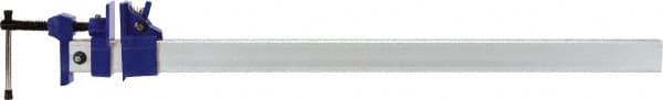 Irwin - 24" Capacity, 1-1/2" Throat Depth Aluminum Bar Clamp - 800 Lb Clamping Pressure - Exact Tooling