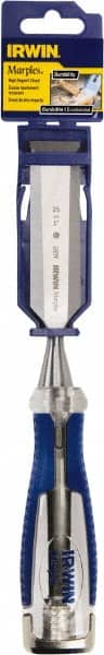 Irwin - 1" Blade Width Wood Chisel - Acetate Handle - Exact Tooling