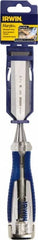 Irwin - 1" Blade Width Wood Chisel - Acetate Handle - Exact Tooling