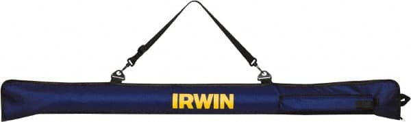 Irwin - 78" Long, Level Soft Case Mount - Blue, Use with Utility Levels - Exact Tooling