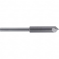 Melin Tool - 1/2" Head Diam, 3/8" Shank Diam, 1 Flute 82° High Speed Steel Countersink - Exact Tooling